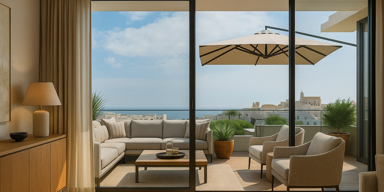 What is the average price of an apartment in Polignano a Mare?